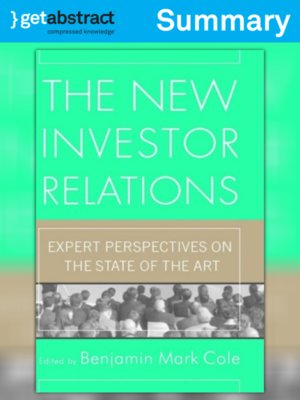 cover image of The New Investor Relations (Summary)